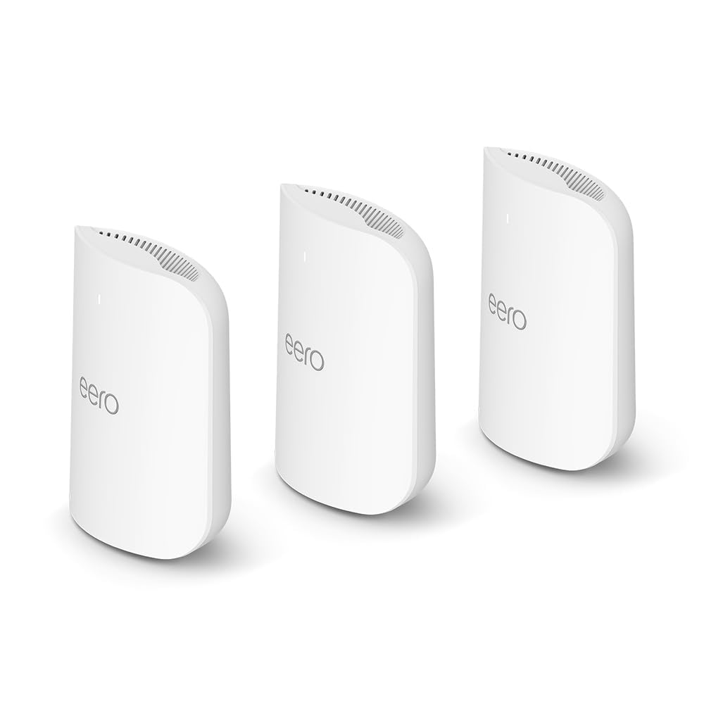Tri-Band Wi-Fi 7 Mesh Router System with High-Speed Connectivity and Wide Coverage – 3-Pack