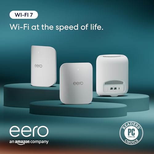 Tri-Band Wi-Fi 7 Mesh Router System with High-Speed Connectivity and Wide Coverage – 3-Pack